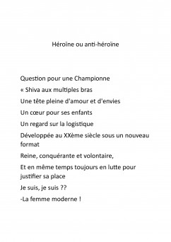 Série poétique "Mon héroine"