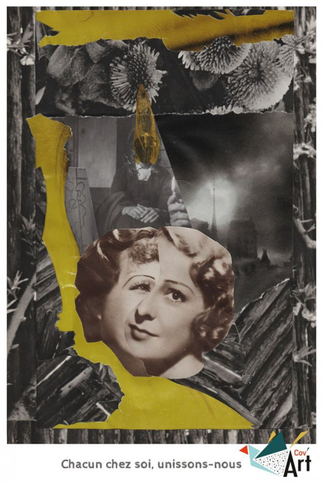 Série de collage graphique par Audrey Jeamart