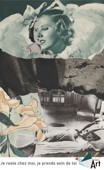 Série de collage graphique par Audrey Jeamart