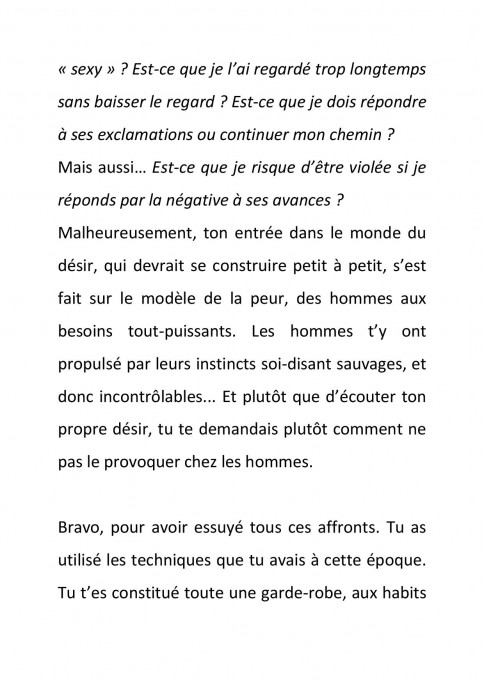 Série poétique "Lettre à soi-même"